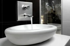 Grifo Temporizado Lavabo Mezclador Mural Empotrado Accionamiento Mediante Pulsador. PRESTO Arte CM – 66900 – Presto Iberica