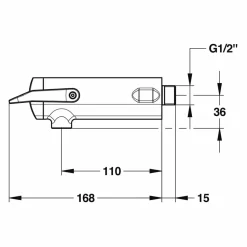 Grifo Temporizado Lavabo Un Agua Repisa Accionamiento Mediante Pulsador. PRESTO Neo P – 64710 – Presto Iberica