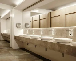 Grifo Temporizado Lavabo Un Agua Mural Por Sensor Accionamiento Mediante Sensor. PRESTO Domo Sensia P – P3179211 – Presto Iberica
