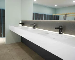Grifo Temporizado Lavabo Mezclador Repisa Accionamiento Mediante Pulsador. PRESTO XT 2000 LM Eco – P2190920 – Presto Iberica