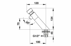 Grifo Temporizado Lavabo Un Agua Repisa Accionamiento Mediante Pulsador. PRESTO Neo Inox – 65305 – Presto Iberica