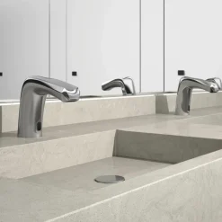 Grifo Temporizado Lavabo Un Agua Repisa Por Sensor Accionamiento Mediante Sensor. PRESTO Domo Sensia L – 79011 – Presto Iberica