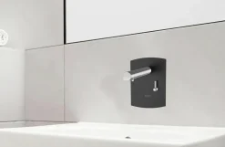 Grifo Temporizado Lavabo Mezclador Mural Accionamiento Mediante Sensor. PRESTO Domo Sensia PM – 79256 – Presto Iberica