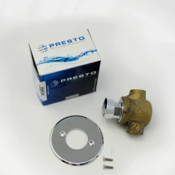 Grifo Temporizado Urinario Empotrado Accionamiento Mediante Pulsador. PRESTO 27 Embellecedor Plano – 31709 – Presto Iberica