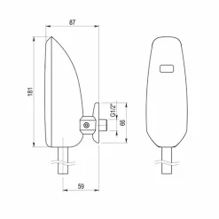 Grifo Temporizado Urinario Sensor Visto Accionamiento Mediante Sensor. PRESTO Domo Sensia U – PLE79500 – Presto Iberica