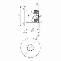 Grifo Temporizado Urinario Touch Accionamiento Mediante Sensor Táctil. PRESTO Domo Touch UE – 79651 – Presto Iberica