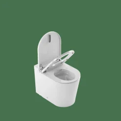 Inodoro A Suelo Con Cisterna Incorporada Con Función De Lavado Agua Fria Y Caliente Smart Toilet Con Display Blanco – Rada + – Mizubath -HNMRADA0010024