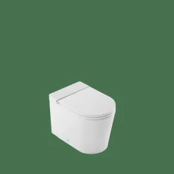 Inodoro A Suelo Con Cisterna Incorporada Con Función De Lavado Agua Fria Y Caliente Smart Toilet Con Display Blanco – Rada + – Mizubath -HNMRADA0010024