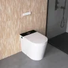 Inodoro A Suelo Con Cisterna Incorporada Con Función De Lavado Agua Fria Y Caliente Smart Toilet Con Display Negro – Rada + – Mizubath – HNMRADA0010023