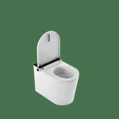 Inodoro A Suelo Con Cisterna Incorporada Con Función De Lavado Agua Fria Y Caliente Smart Toilet Con Display Negro – Rada + – Mizubath – HNMRADA0010023