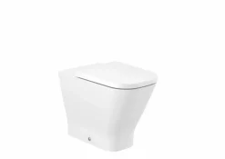 Inodoro Adosado A Pared De Altura Confort Con Salida Dual (incluye Taza Rimless Y Tapa De Supralit® Con Caída Amortiguada) – The Gap Square – Roca – A347479000/A80147200B
