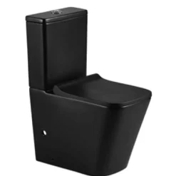 Inodoro BTW Compacto Rimless Negro Pisa – 0000010488 – Aquore
