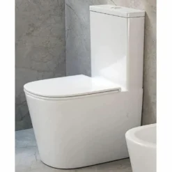 Inodoro BTW Compacto Rimless Turín – 09382 – Aquore
