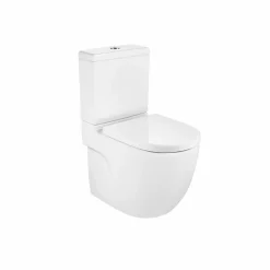 Inodoro Completo Compacto Adosado A Pared Con Salida Dual Rimless Tapa Normal – Meridian – Roca – A34224L000 / A341241000 / A8012AB00B