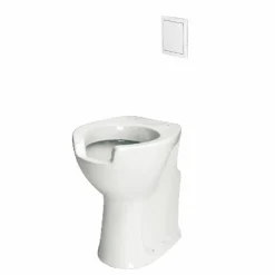 Inodoro Prestowash Basic Salida Pared Con Asiento-tapa + 1000 A Blanco – PrestoEquip – 88206