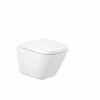 Inodoro Suspendido Compacto Con Fijaciones Ocultas (incluye Taza Rimless Y Tapa De Supralit®) – The Gap Square – Roca – A34647A000/A80173000B