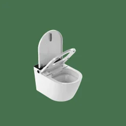 Inodoro Suspendido Con Función De Lavado Agua Fria Y Caliente Smart Toilet Con Display Negro – Rada – Mizubath – HNMRADA0010011