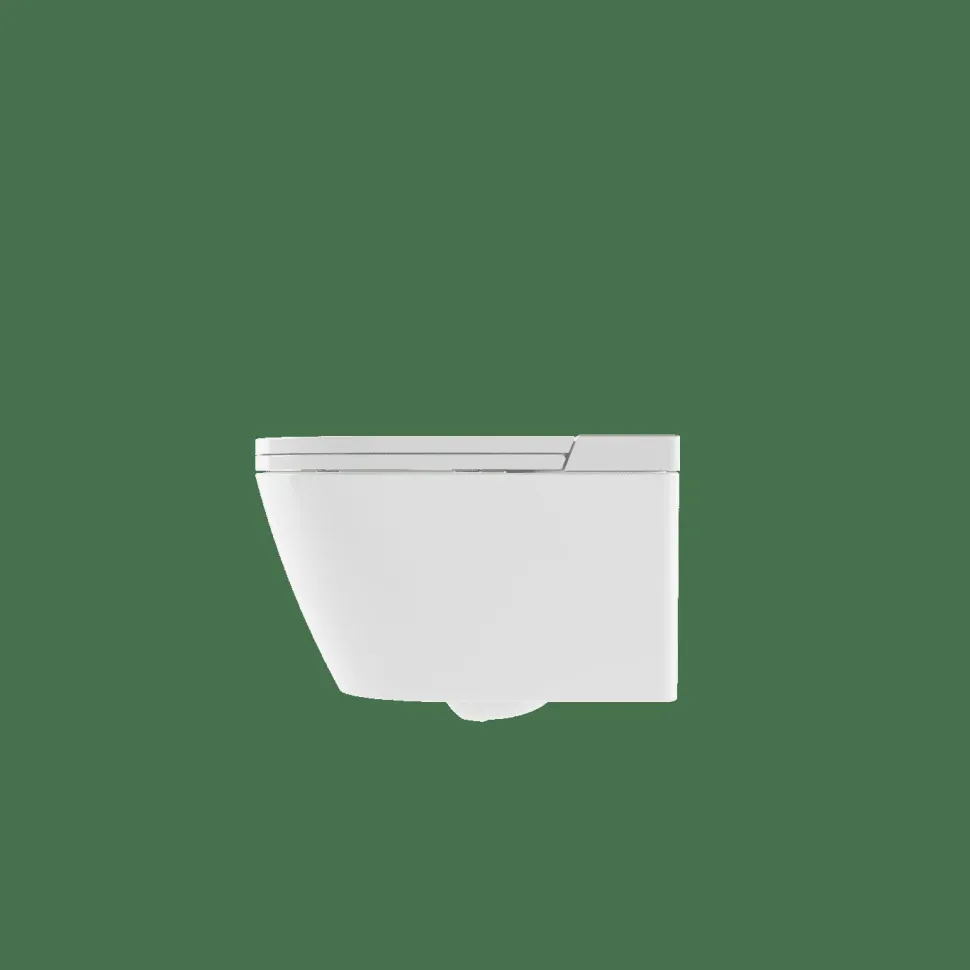 Inodoro Suspendido Con Función De Lavado Agua Fria Y Caliente Smart Toilet Con Display Negro – Rada – Mizubath – HNMRADA0010011