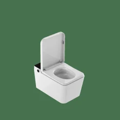 Inodoro Suspendido Con Función De Lavado Agua Fria Y Caliente Smart Toilet Con Display Negro – Isla – Mizubath – HNMISLA0010011
