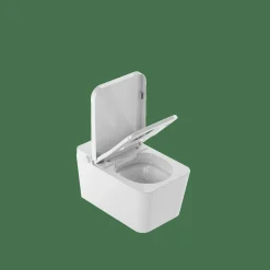 Inodoro Suspendido Con Función De Lavado Agua Fria Y Caliente Smart Toilet Con Display Blanco – Isla – Mizubath – HNMISLA0010012