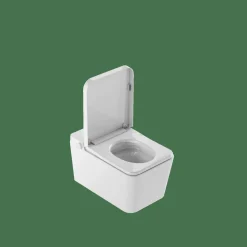 Inodoro Suspendido Con Función De Lavado Agua Fria Y Caliente Smart Toilet Con Display Blanco – Isla – Mizubath – HNMISLA0010012