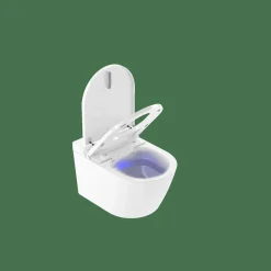 Inodoro Suspendido Con Función De Lavado Agua Fria Y Caliente Smart Toilet Con Display Blanco – Rada – Mizubath – HNMRADA0010012