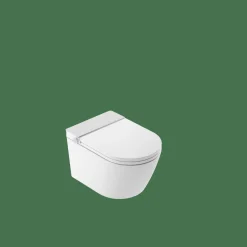 Inodoro Suspendido Con Función De Lavado Agua Fria Y Caliente Smart Toilet Con Display Blanco – Rada – Mizubath – HNMRADA0010012