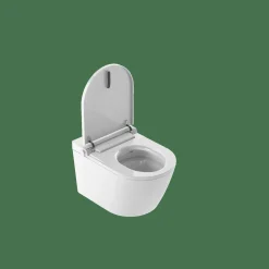 Inodoro Suspendido Con Función De Lavado Agua Fria Y Caliente Smart Toilet Con Display Blanco – Rada – Mizubath – HNMRADA0010012