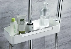 Jabonera Barra Ducha De Pie – Blanco Modelo Combis – 1126074 – Manillons Torrent