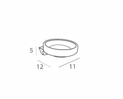 Jabonera Pared – Cromo Modelo Luxor – 2106002 – Manillons Torrent