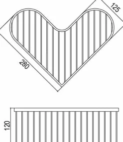 Jabonera Rejilla Baño Esquinera E06 AISI 304 Cromo – 30001E060120 – AQG