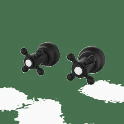 Juego Llaves Empotrar 1/2 1866 Negro Estilo Premium Colección CLÁSICA 240220 – GRB Mixers