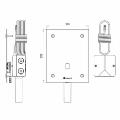 Kit De Transformación 1000 A Elec Sin Pulsador Para Fluxor Inodoro Accionamiento Mediante Sensor – 79811 – Presto Iberica