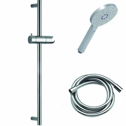 Kit Ducha Tekno Con Accesorios Aroha Cromo Flexo Pvc – 378500 – Galindo