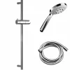 Kit Ducha Tekno Con Accesorios Slim Multi Cromo Flexo Pvc – 367513 – Galindo