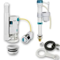 Kit Mecanismos Llenado Inferior Y Descarga Doble A Cable – Drena