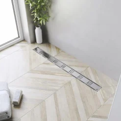 Kit Para Plato De Obra Con Sumidero Ruber Reducido Con Sifón De 30 Mm Y Rejilla EVOLUX PLUS 180 X 7 Cm Reducido – EVOLUX -IE42180R – Estil Gurú