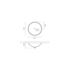 Lavabo Bajoencastre 30 Cm – 0052 – Cerdeña – Bathco