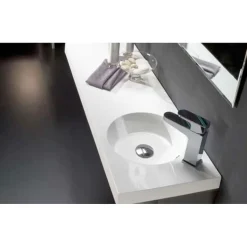 Lavabo De Porcelana Sobremueble / Encastre – Oasis – Bathco