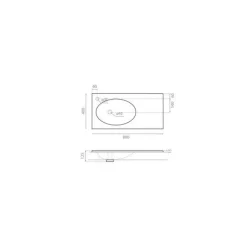 Lavabo De Porcelana Sobremueble / Suspendido 00538 – Verona – Bathco