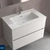 Lavabo De Porcelana Un Seno Centrado – Constanza – Salgar