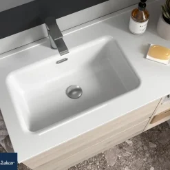 Lavabo De Porcelana Un Seno Centrado – Constanza – Salgar