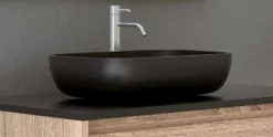 Lavabo De Resina Sobre Encimera Microtec 45x32x13 Cm – Ovalo – Aquore