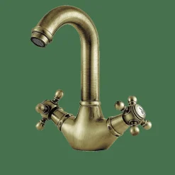 Lavabo Monobloc 1866 Latón Viejo Estilo Premium Colección CLÁSICA 212199 – GRB Mixers
