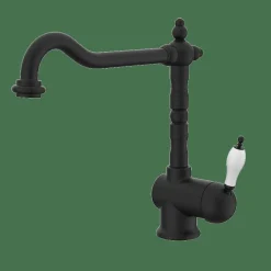 Lavabo Monomando Caño Retro Negro Estilo Premium Colección CLÁSICA 913720 – GRB Mixers