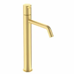 Lavabo Monomando XXL Oro Cepillado Estilo Cool Colección COOL 90552907 – GRB Mixers