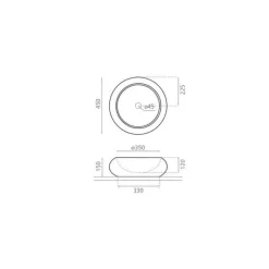 Lavabo Sobre Encimera – 4016 – Fiji – Bathco