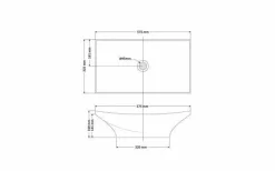 Lavabo Sobre Encimera – 0092BN – New Magdalena B – Bathco