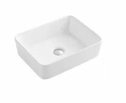 Lavabo Sobre Encimera Ceramico 475x370x140 Mm – 385374 – Qtro – Aquore