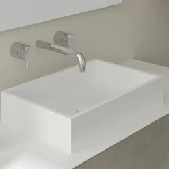 Lavabo Sobre Encimera De SolidSurface – Carey – Baños10